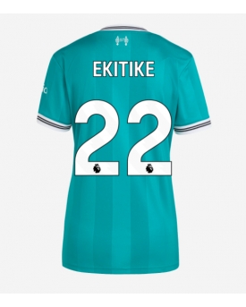 Liverpool Hugo Ekitike #22 Maglia Gara Terza Repliche 2025-26 Donna Maniche Corte